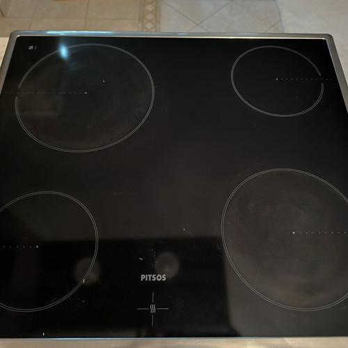 Pitsos ceramic hob used, compatible with Bosch models