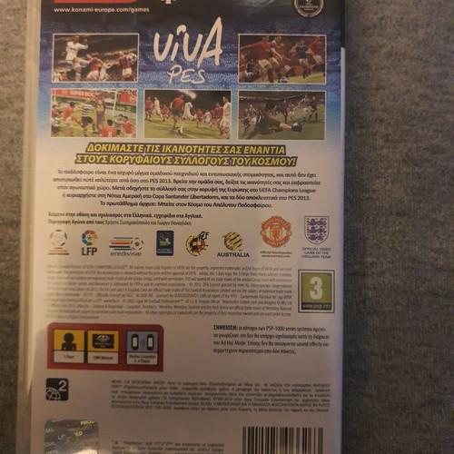 PES 2013 Pro Evolution Soccer PSP like new