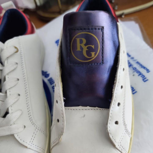 Renato Garini white sneakers size 38 like new