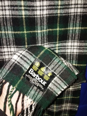 Barbour Scotland κασκόλ ολομάλλο σε άριστη κατάσταση
