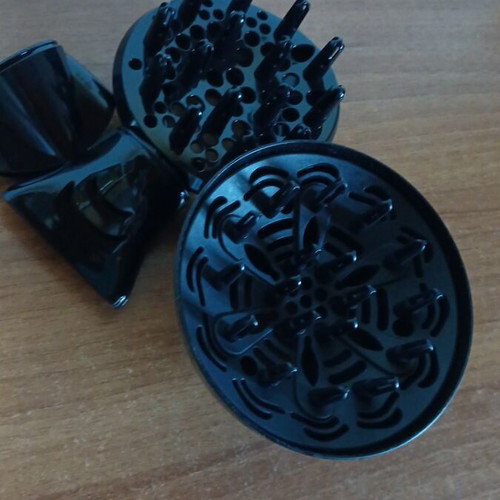 Hairdryer accessories used, all together