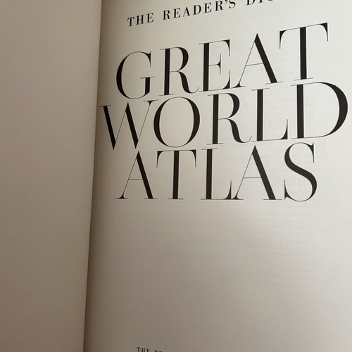 Vintage World Atlas 1961 in English like new