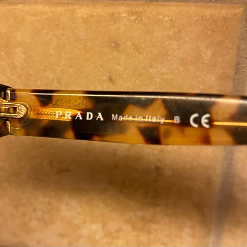 Prada Sunglasses Like New, Tortoise Frame, Brown