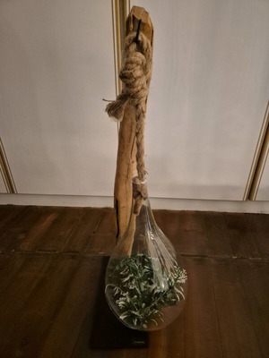 Διακοσμητική βάση με σχοινί σαν καινούργιο