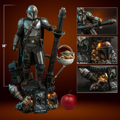 Hot Toys QS017 Mandalorian and the Child 1/4 Scale Deluxe Version