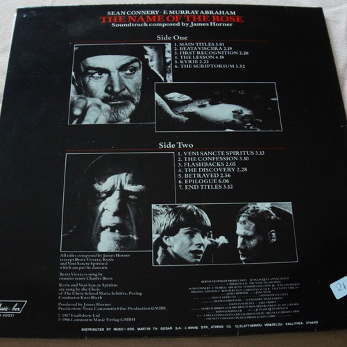 The Name Of The Rose vinyl new, art music