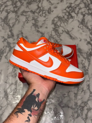 Nike Dunk Low Syracuse γυναικεία και ανδρικά αθλητικά παπούτσια πορτοκαλί και άσπρο