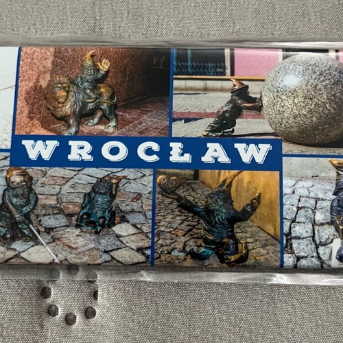 Wrocław Dwarfs Poland fridge magnet new