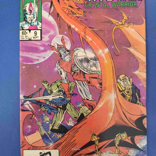 The Saga of Crystar Crystal Warrior 9 used comic