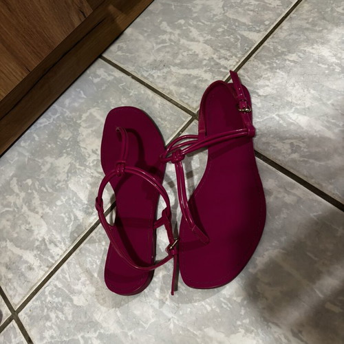 Sandals like new, pink, size 38, slippers style