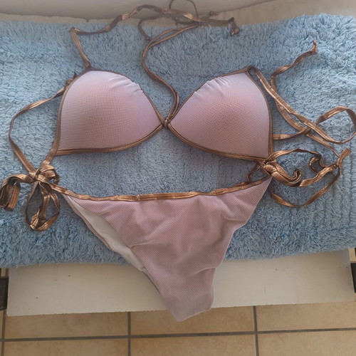 7-piece new swimwear set Muse Clothing, black and beige
