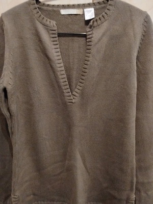 Knitted sweater brown size S like new