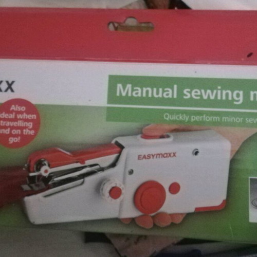 Small handheld sewing machine new, portable for travel