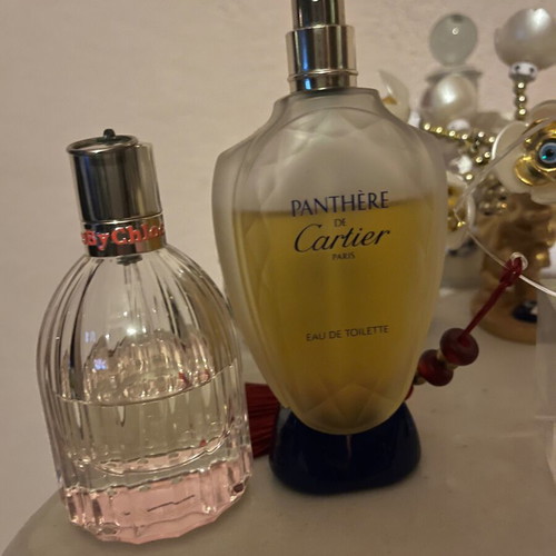 Cartier Panthere Eau de Toilette 75 ml used and SeebyChloe perfume