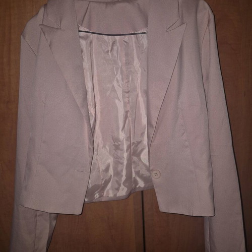 Shein pink medium jacket and skirt set like new