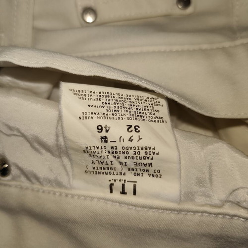 White pants size S used