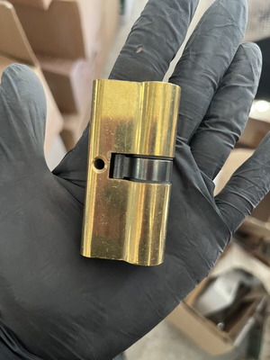 Domus lock cylinder set of 3, new, 6.5cm