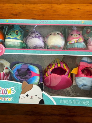 Micromallows set of 10 plush 6cm Squishmallows with accessories new