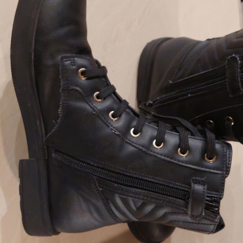 Geox J Eclair G. N J269QN black ankle boots like new, size 38