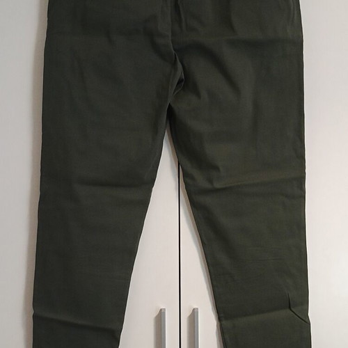 Women's olive pants size M with elastic waist, new
