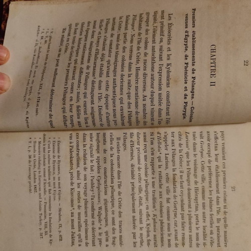 History of Crete with foldable map used, 1869 edition