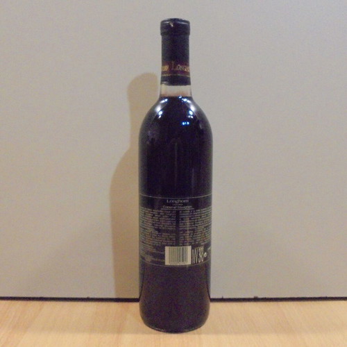 Longhorn California Cabernet Sauvignon wine bottle 750ml 2001 sealed like new