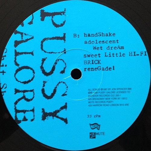 Pussy Galore Sugarshit Sharp Vinyl 12" new, rock
