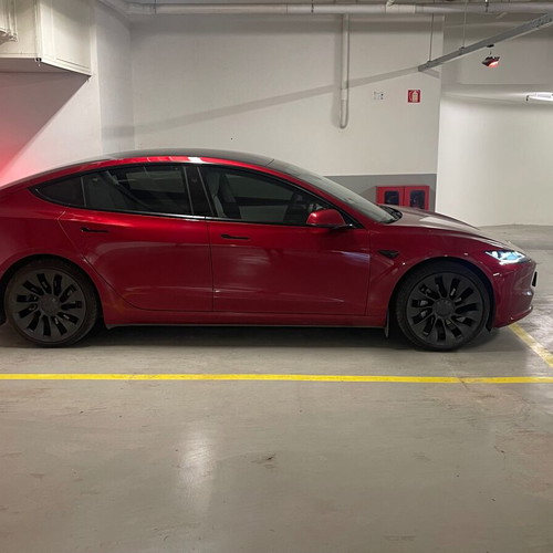 Tesla Model 3/Y Performance Uber Turbine OEM Wheels and Goodyear Eagle F1 Super Sport Tires new