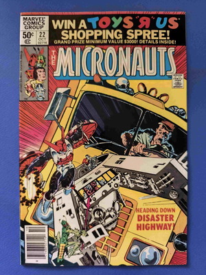 The Micronauts 22 comic book used, English