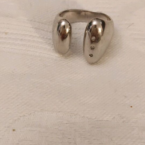 Silver Handmade Hot Diamonds Ring