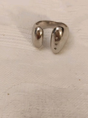 Silver Handmade Hot Diamonds Ring