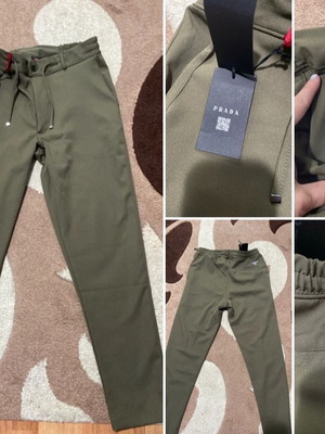 Prada καλοκαιρινό παντελόνι πράσινο μέγεθος M 38 10 καινούργιο