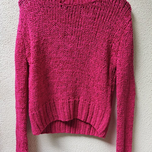 Zara spring sweater small pink cotton like new