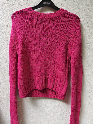 Zara spring sweater small pink cotton like new
