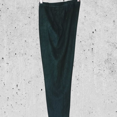 Women's green pants used, size L