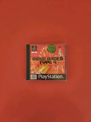 Ridge Racer Type 4 PS1 game with demo CIB