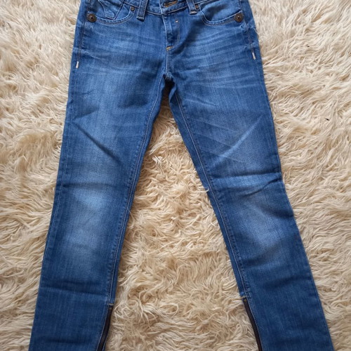 Bsb jeans used with zipper detail and stains