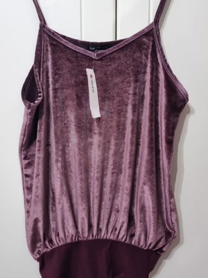 Velvet body new purple, size XL