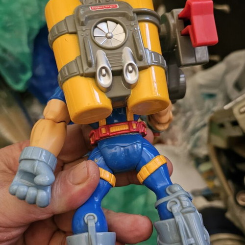 Φιγούρα Fisher Price Rescue Heroes Gil Gripper καταδυτής μεταχειρισμένη