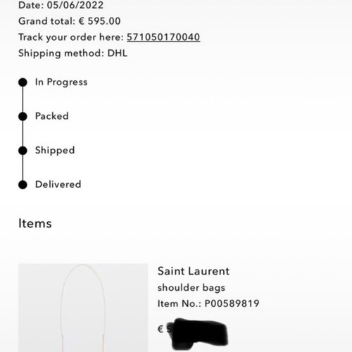 Saint Laurent Cassandre Croc-Embossed Leather Phone Holder Chain Bag, Ivory
