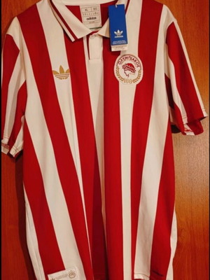 Olymiacos FC Official Anniversary Shirt 100 Years new, authentic Adidas