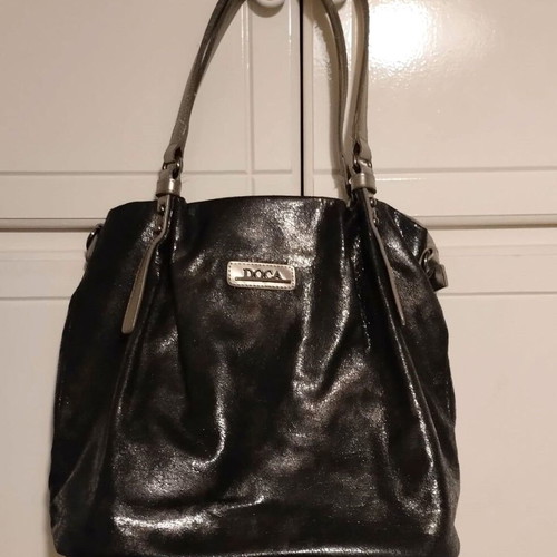 Doca shoulder bag used black with silver details
