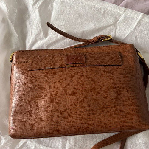 Ferre Leather Bag like new, crossbody, brown