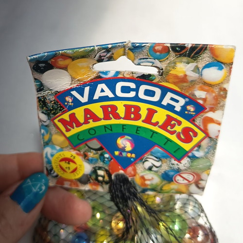 Vacor de Mexico Confetti Glass Marbles new in packaging