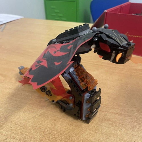 Lego Fire Snake used, missing some pieces