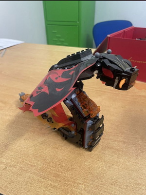 Lego Fire Snake used, missing some pieces