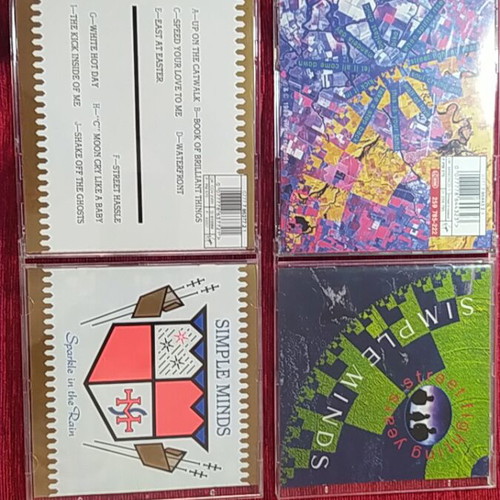 Simple Minds 4 CD set like new, rock genre