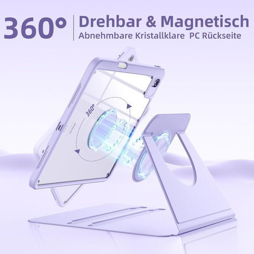 Drivego 360 rotating magnetic case for iPad Air/Pro 11 inch, lavender