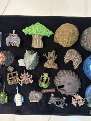 Gormiti collectible set used, 35+ figures accessories playset