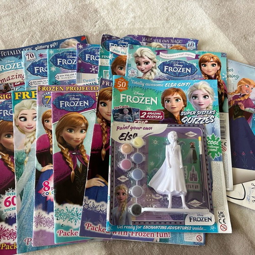 Disney Frozen bundle 13 issues and A4 colouring book like new